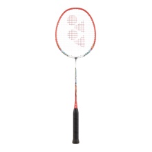 Yonex rakieta do badmintona Muscle Power 2 (rekreacja/sport szkolny) biało/czerwona - naciągnięta -